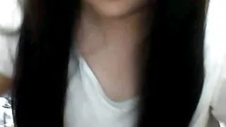 گستاخ, گربه, چاق, انگشت, خود جوان, دختران آنلاین, گربه, راست